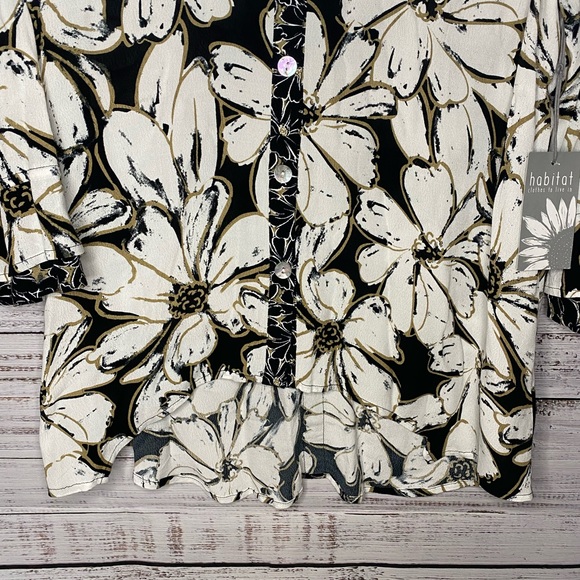Habitat floral button down. Size S - Picture 4 of 11